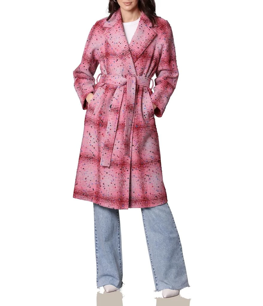 Avec Les Filles Donegal Tweed Wrap Coat 1