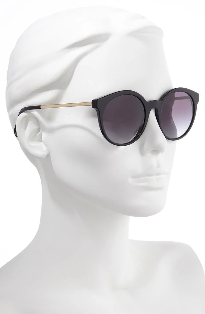 Burberry 53mm Round Sunglasses 2