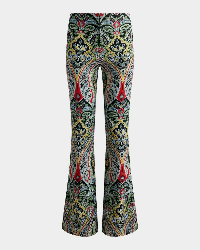 Alice + Olivia Teeny Paisley Bootcut Pants 1