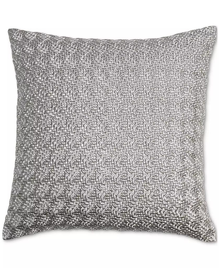 Hotel Collection Textured Embroidery Decorative Pillow, 20" x 20", Exclusively at Macy's