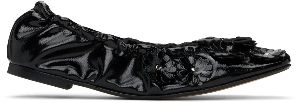 CECILIE BAHNSEN Black Orbella Ballerina Flats 1
