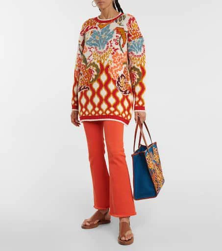 ETRO Jacquard wool-blend sweater 2
