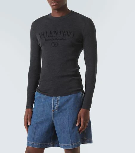 Valentino Logo virgin wool sweater 3