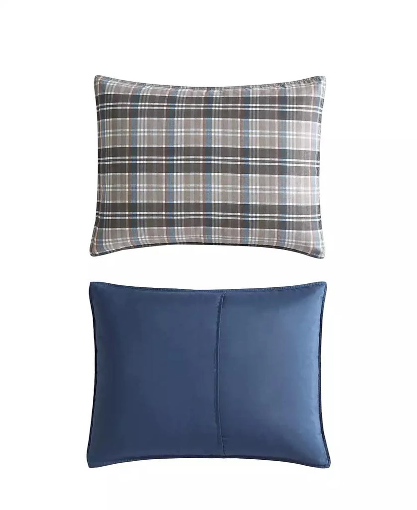 Eddie Bauer CLOSEOUT! Rugged Plaid Micro Suede Reversible 2 Piece Duvet Cover Set 2