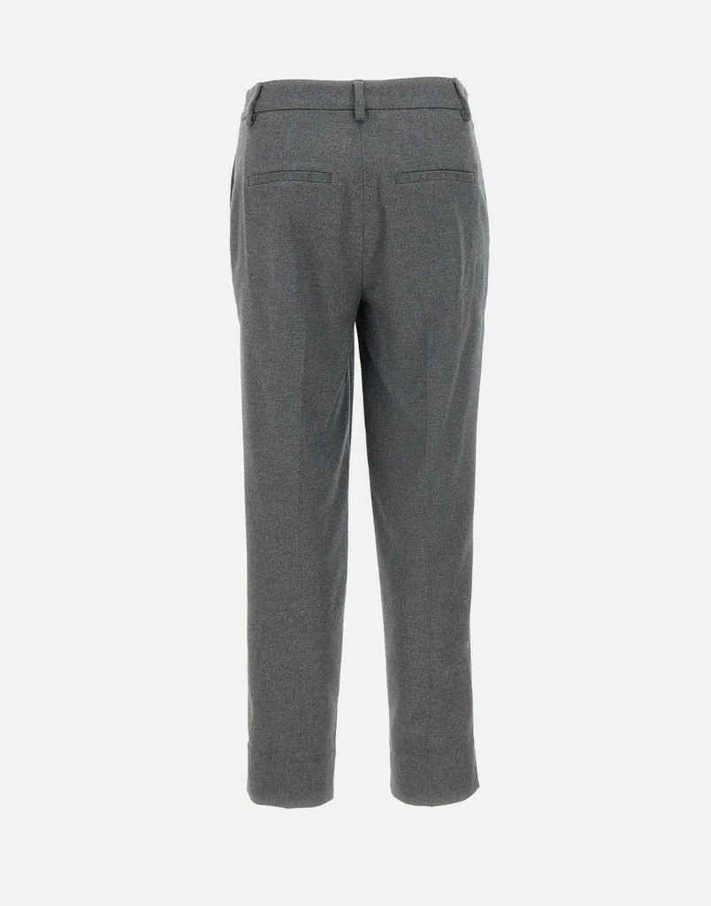 CLOSED ‘Sonnet’wool and viscose  trousers 5