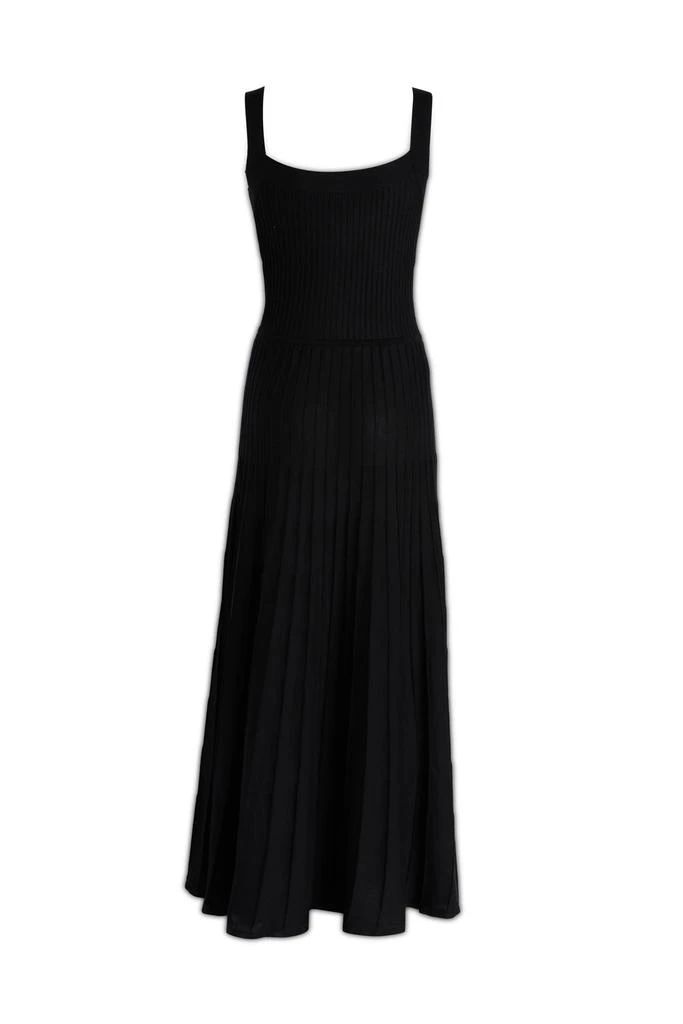 Moschino Moschino Heart-Shaped Button V-Neck Dress 2