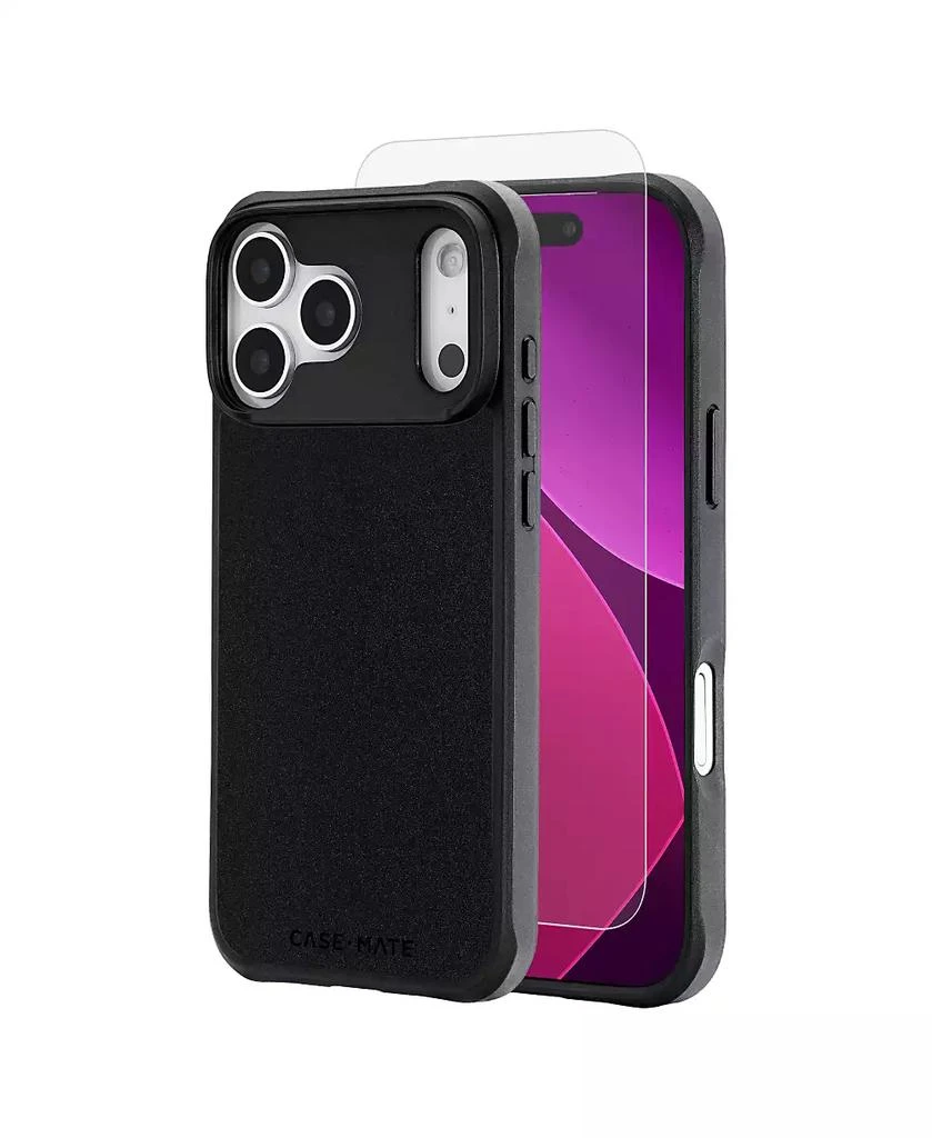 Case-Mate Protection Pack Tough MagSafe Case and Glass Screen Protector for Apple iPhone 17 Pro Max