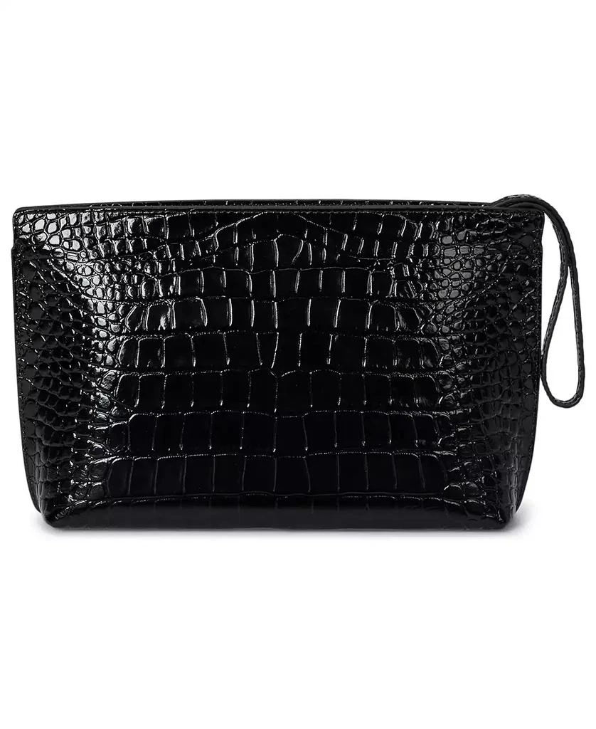 Ralph Lauren Crocodile-Embossed Leather Zipper Pouch 3