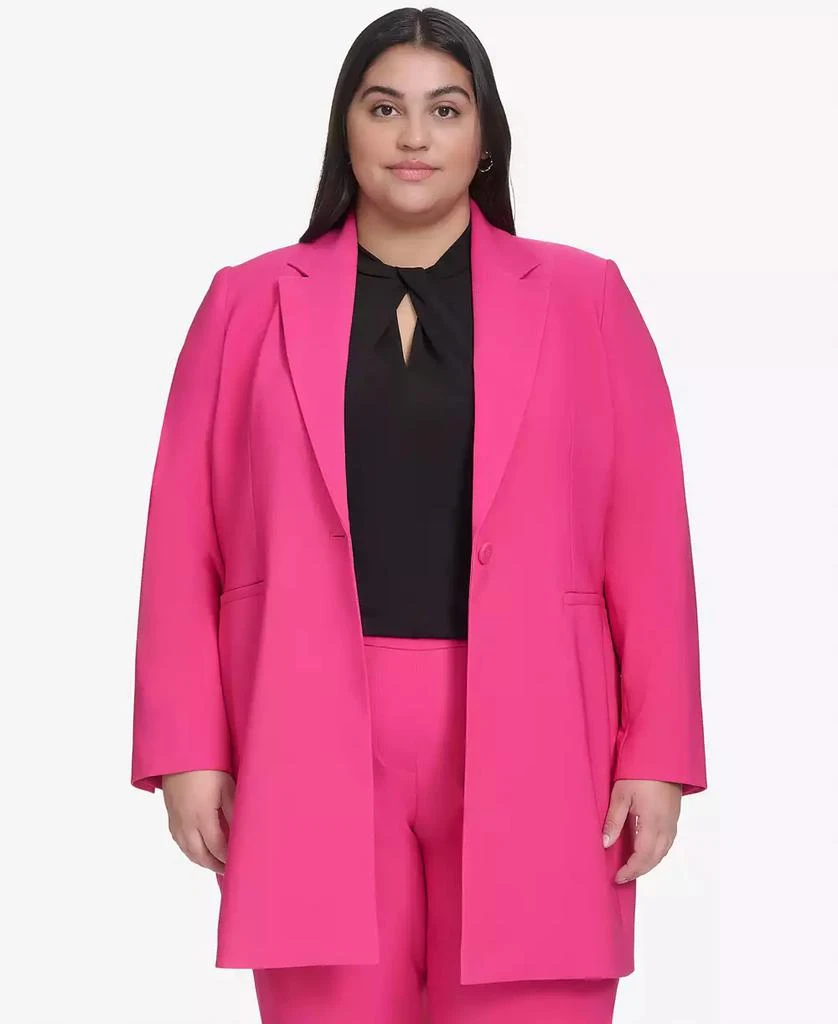 DKNY Plus Size Topper Jacket 1