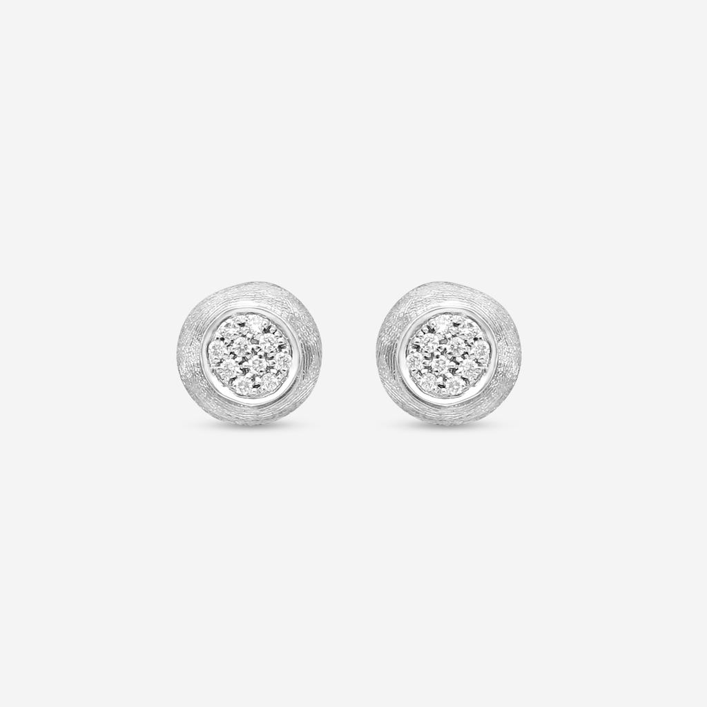 Marco Bicego Marco Bicego Jaipur Link 18K White Gold Diamond Stud Earrings OB1377_B_W_02