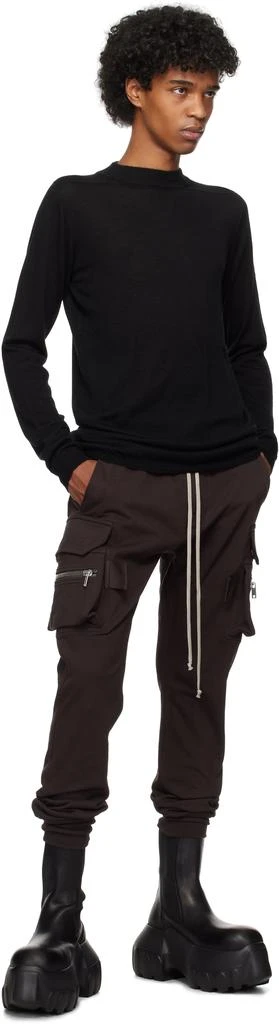 Rick Owens Black Hollywood Level Lupetto Sweater 4