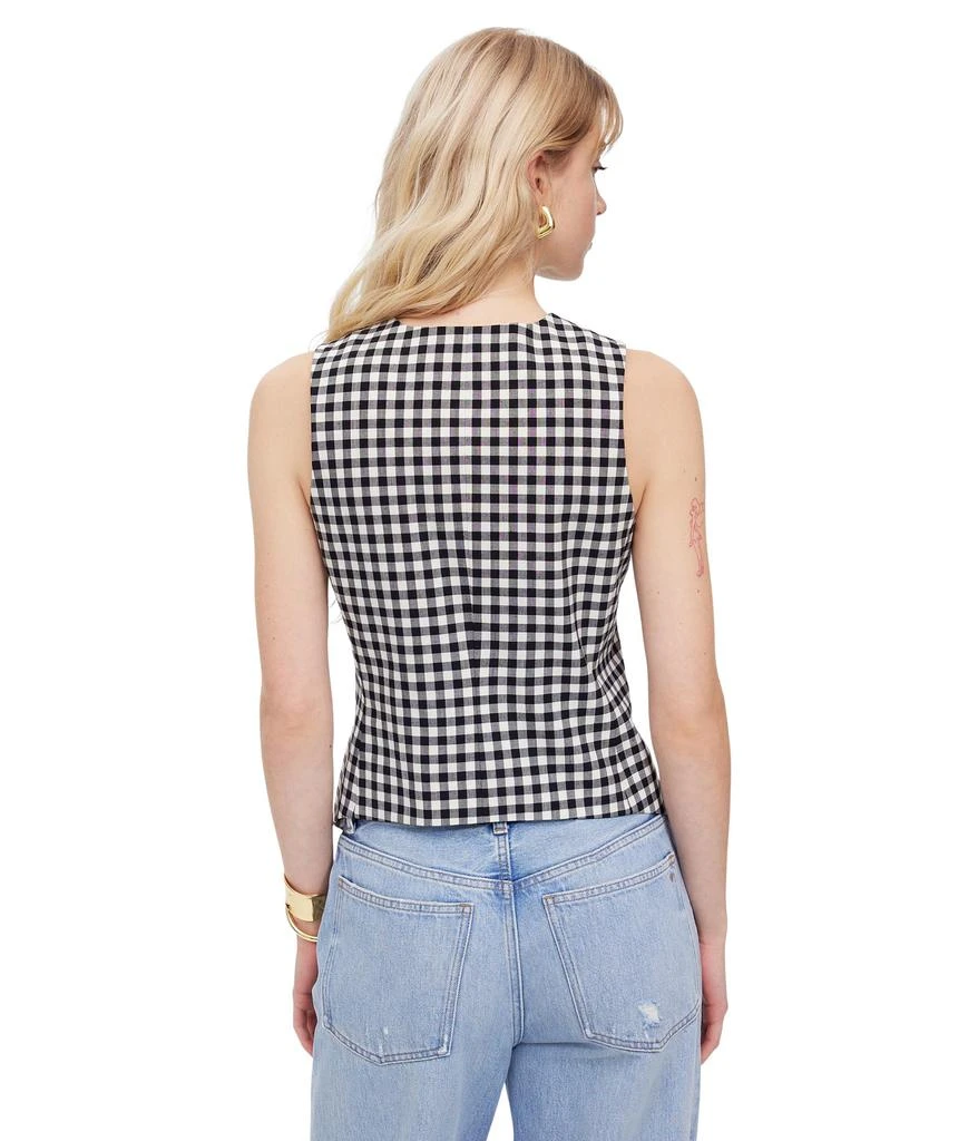Madewell Bayley Vest - Gingham Suiting 2
