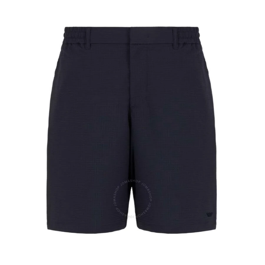Emporio Armani Elasticated-Waist Chino Shorts 1