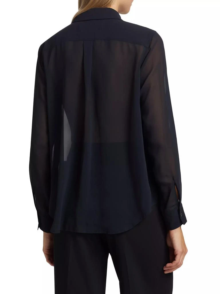 Comme des Garcons Sheer Ruffle Blouse 5