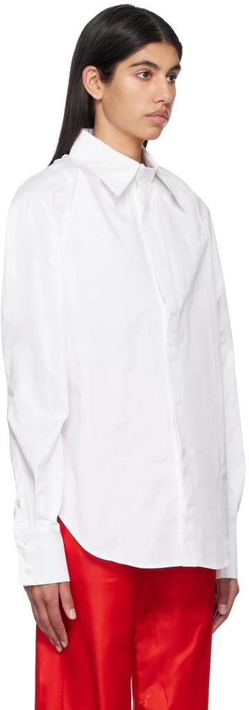Bianca Saunders White Row Back Shirt 2