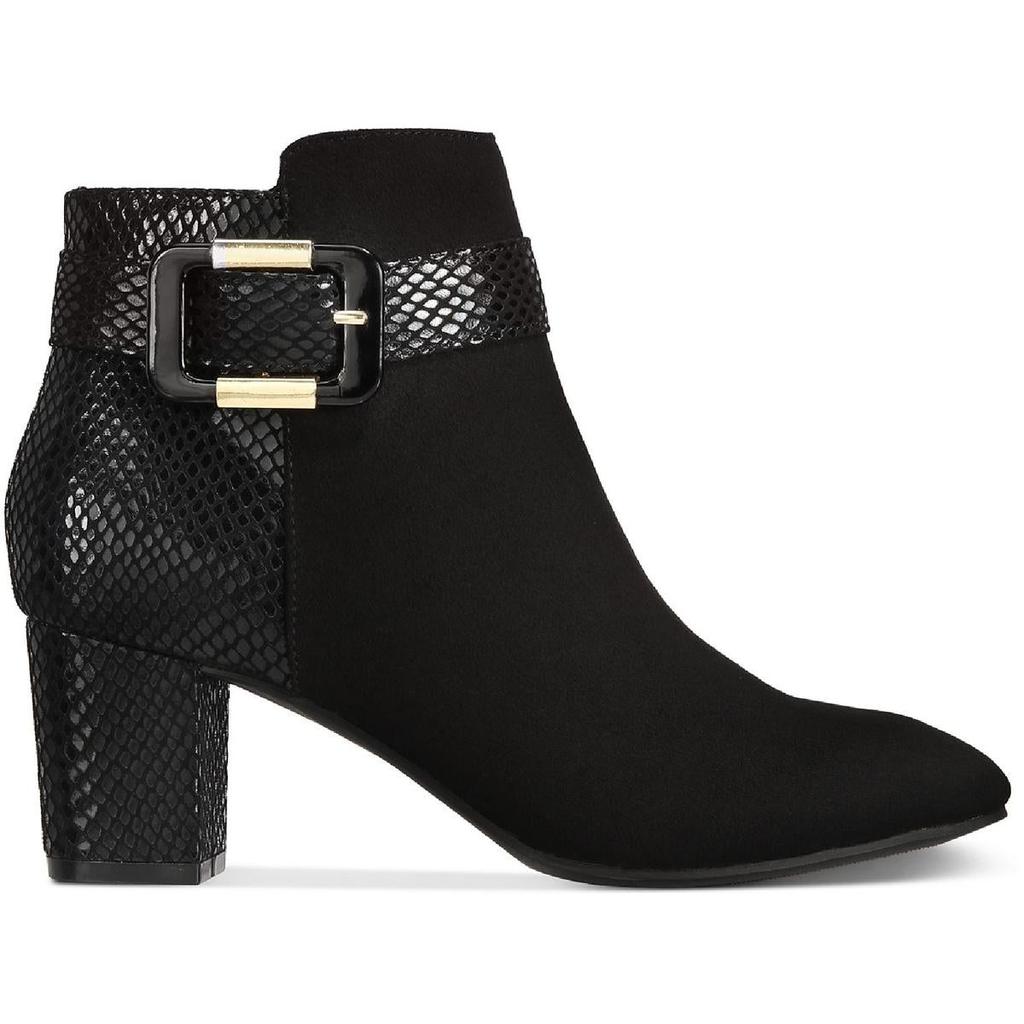 Karen Scott Ivvy Womens Zipper Almond Toe Ankle Boots