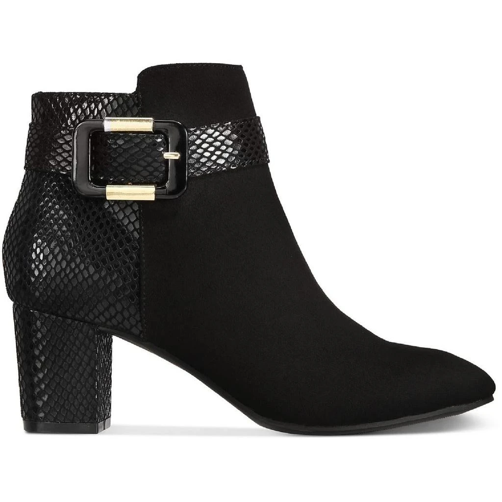Karen Scott Ivvy Womens Zipper Almond Toe Ankle Boots 2