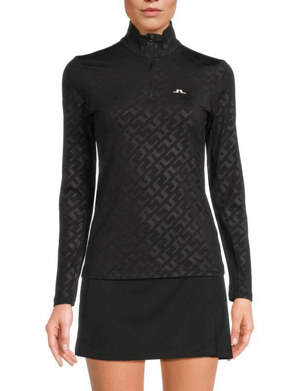 J. Lindeberg Lauryn Debossed Logo Pullover 1