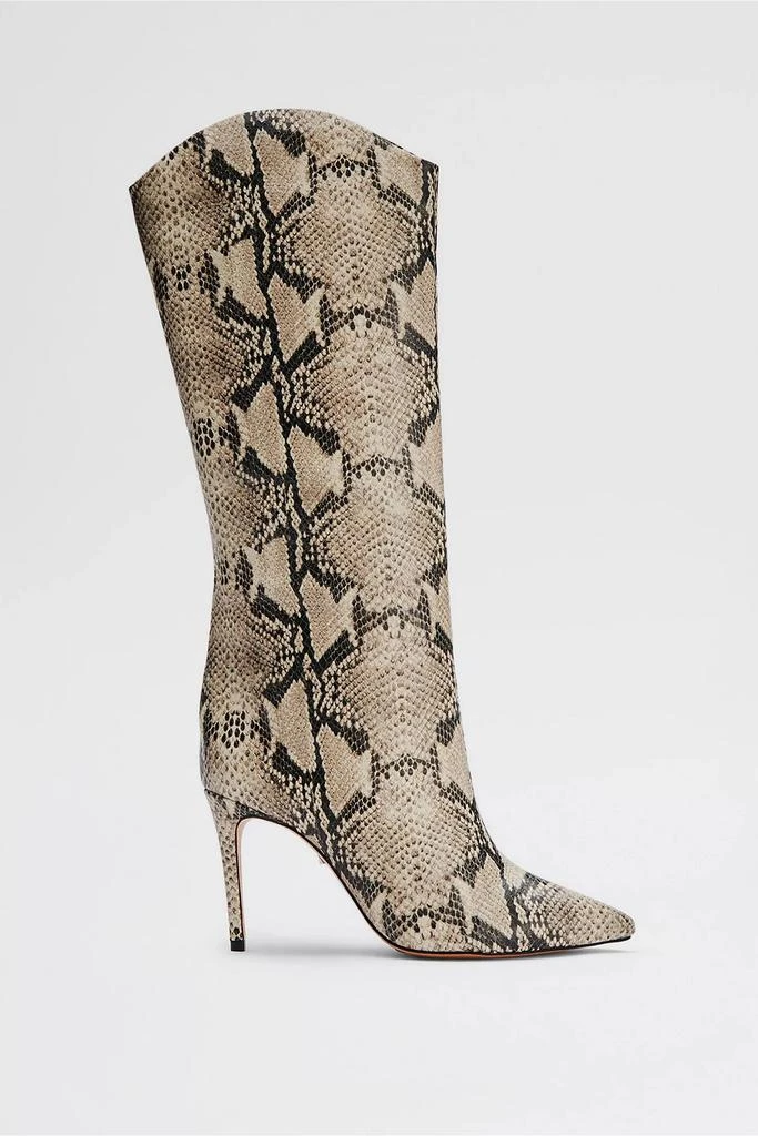 Schutz Schutz Maryana Snakeskin Knee-High Boot 1