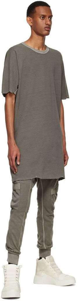 Boris Bidjan Saberi SSENSE Exclusive Gray Cotton T-Shirt 4