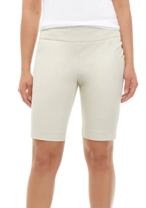 Crown & Ivy™ Ivy Womens Ashley Pull On Bermuda Shorts 1