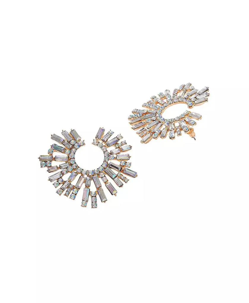 SOHI Snowflake Drop Earrings 4