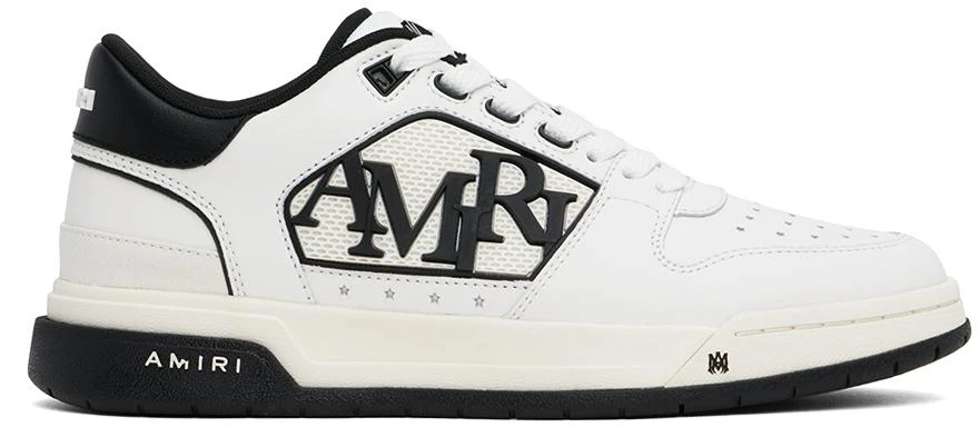 AMIRI White & Black Classic Low Sneakers 1