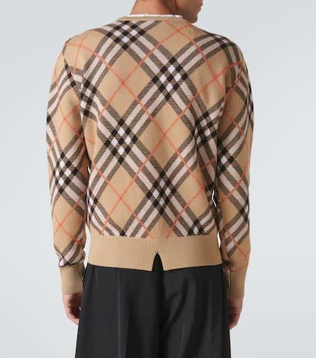 Burberry Burberry Check wool-blend sweater 4