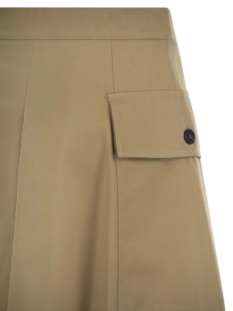 Weekend Max Mara Weekend Max Mara Zebio Button Detailed Mini Skirt 4