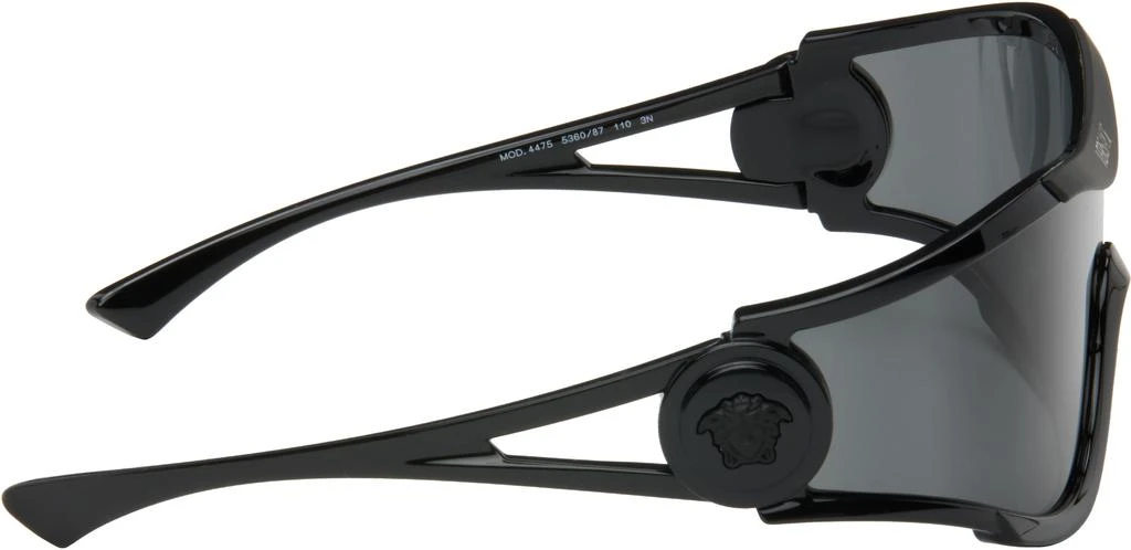 Black Medusa Medallion Shield Sunglasses – On Sale Now with 