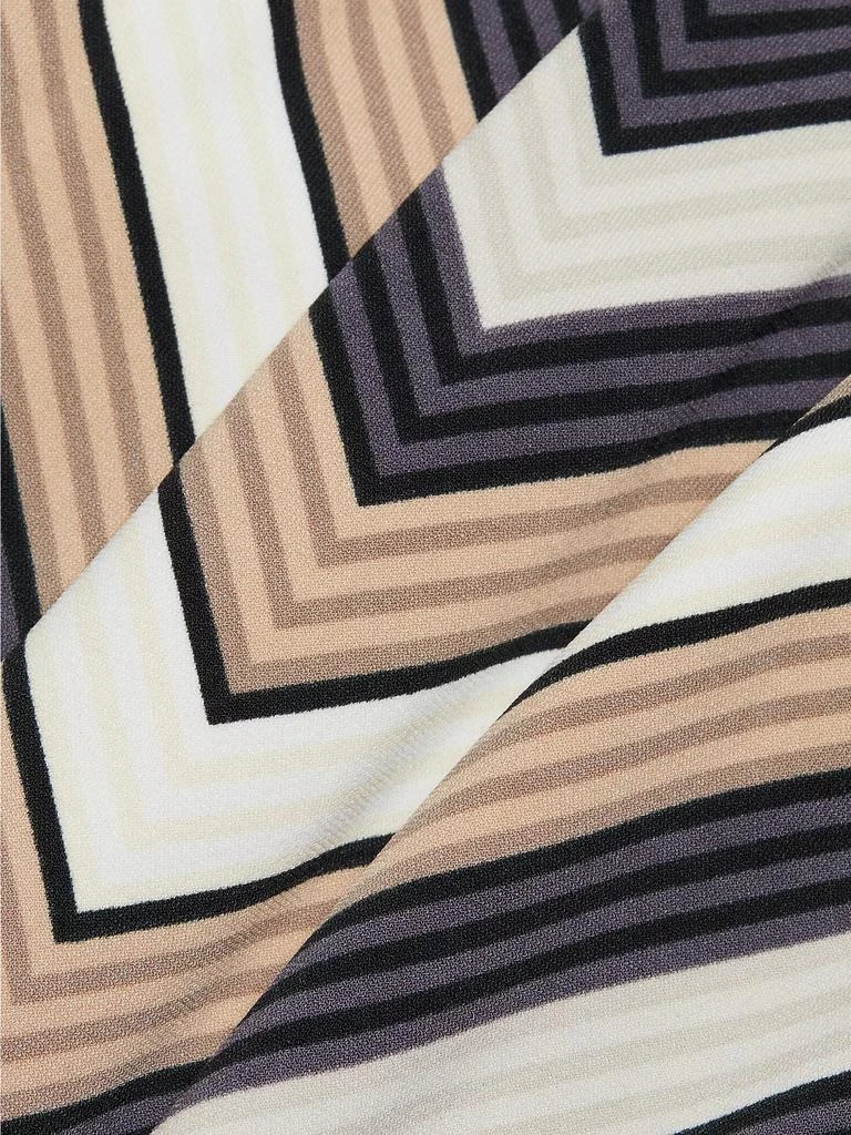 Ramy Brook Karolina Chevron-Print Sleeveless Midi Dress 7