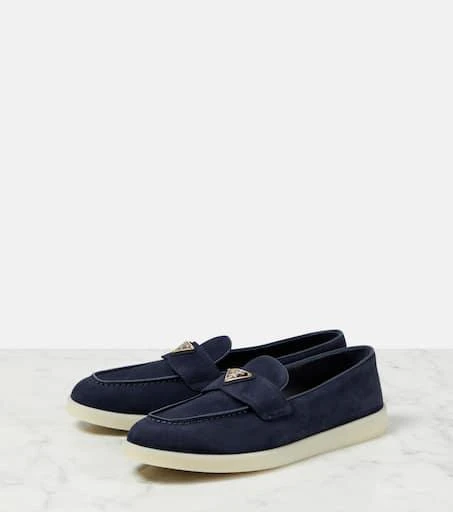 Prada Saint Tropez suede loafers 5