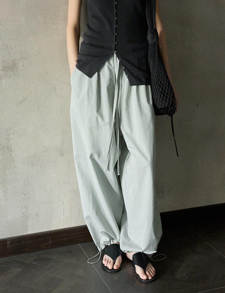 Pixie Market Grey Parachute Pants -PREORDER