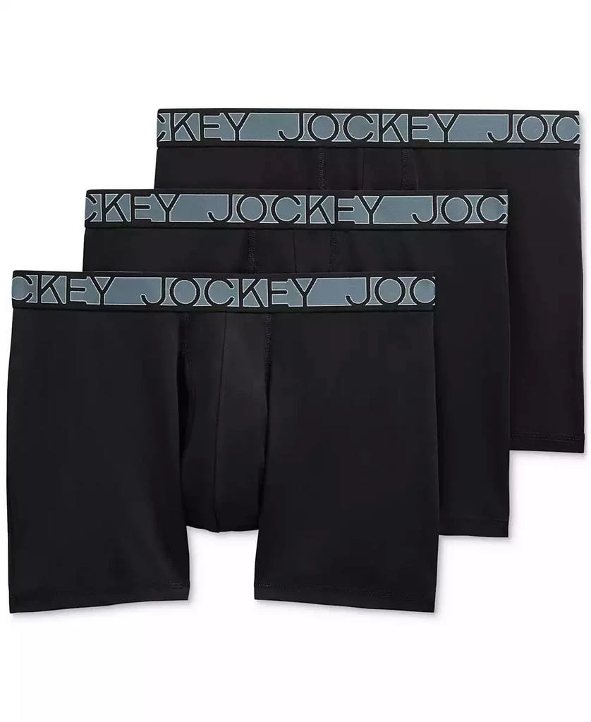 Jockey 3-Pack Active Microfiber 5" Boxer Briefs