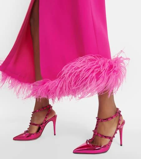 Valentino Rockstud metallic leather pumps 4