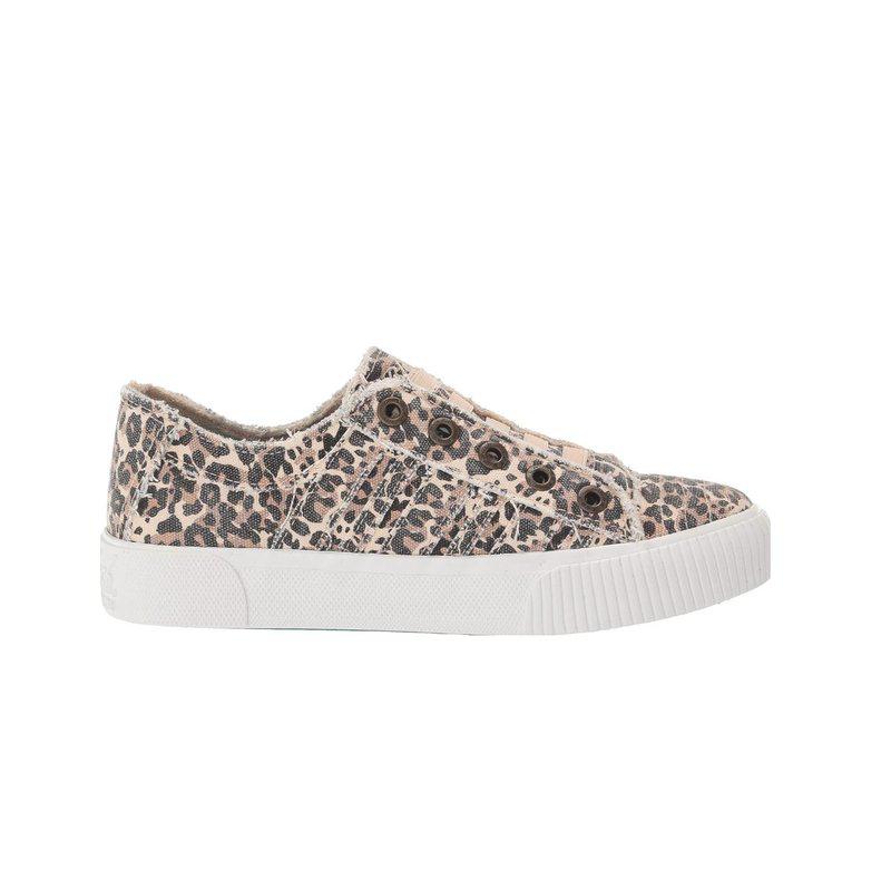 Blowfish Women's Catch Sneaker In Natural Pongo Cat Canvas