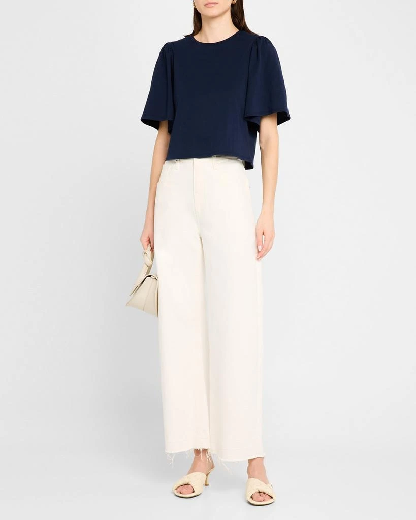 Paige Sigrid Flutter Sleeve Tee 2