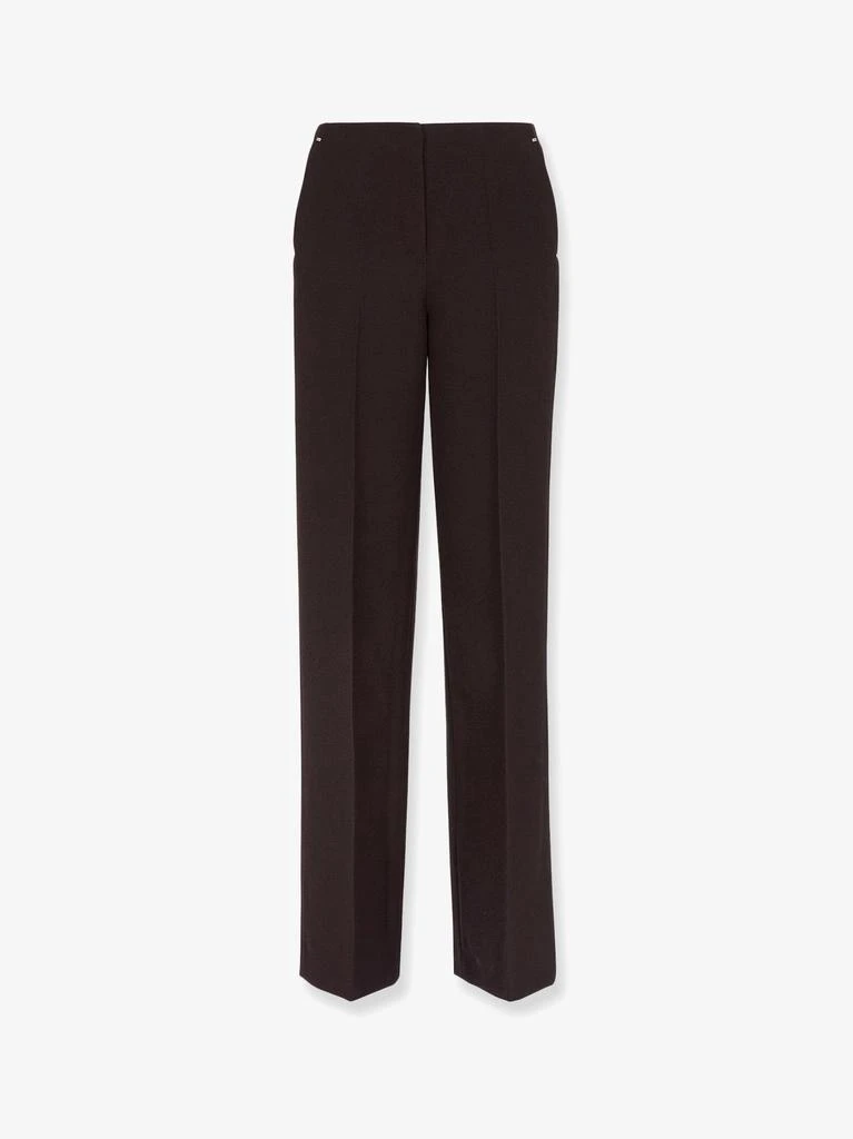 Fendi Virgin wool trousers with metal ff details 1