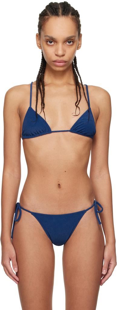 Tropic of C Navy Equator Bikini Top