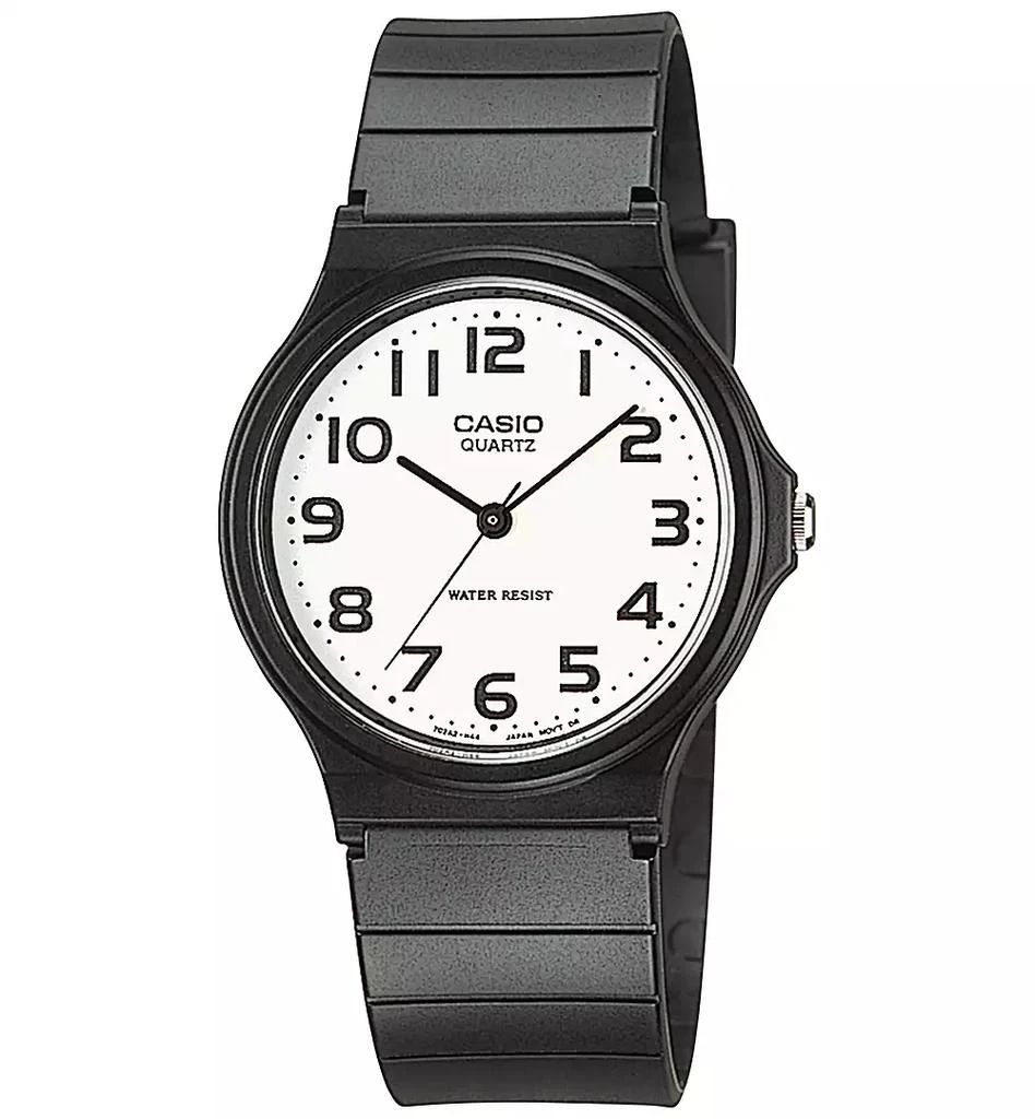 Casio Unisex Black Resin Strap Watch 35mm 1