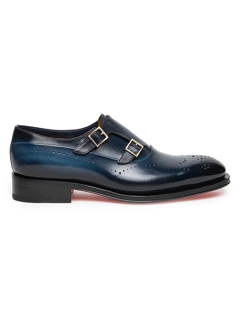 Man, SANTONI Carter, leather slip on loafers size 12 US made in Italy Santoni Men main image 3