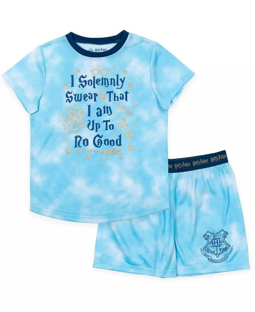 Harry Potter Girls Pajama Shirt and Shorts Sleep Set
