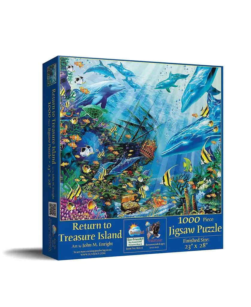 SunsOut Return to Treasure Island 1000 piece Jigsaw Puzzle for Adults