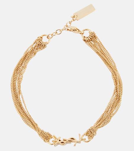 ブレスレット Saint Laurent BRACELET (783110Y1019 2045) 0400022303426_LIGHTOXIDIZEDSIL