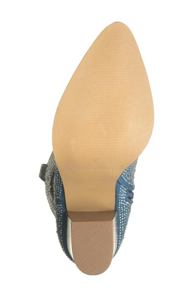 TOP GUY SHOES Imogen Embellished Western Boot 6