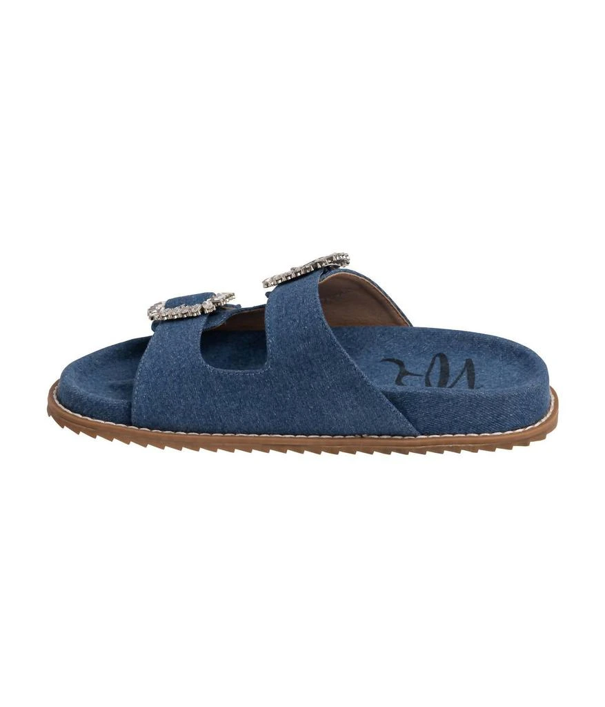 Not Rated Women's Stellar Rhinestone Buckle Slides 3