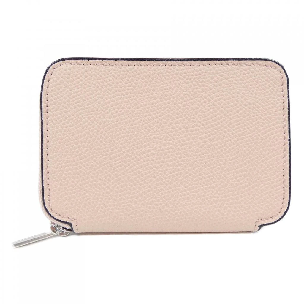 VALEXTRA Zip Around Card Folder Soft Calfskin Card Case