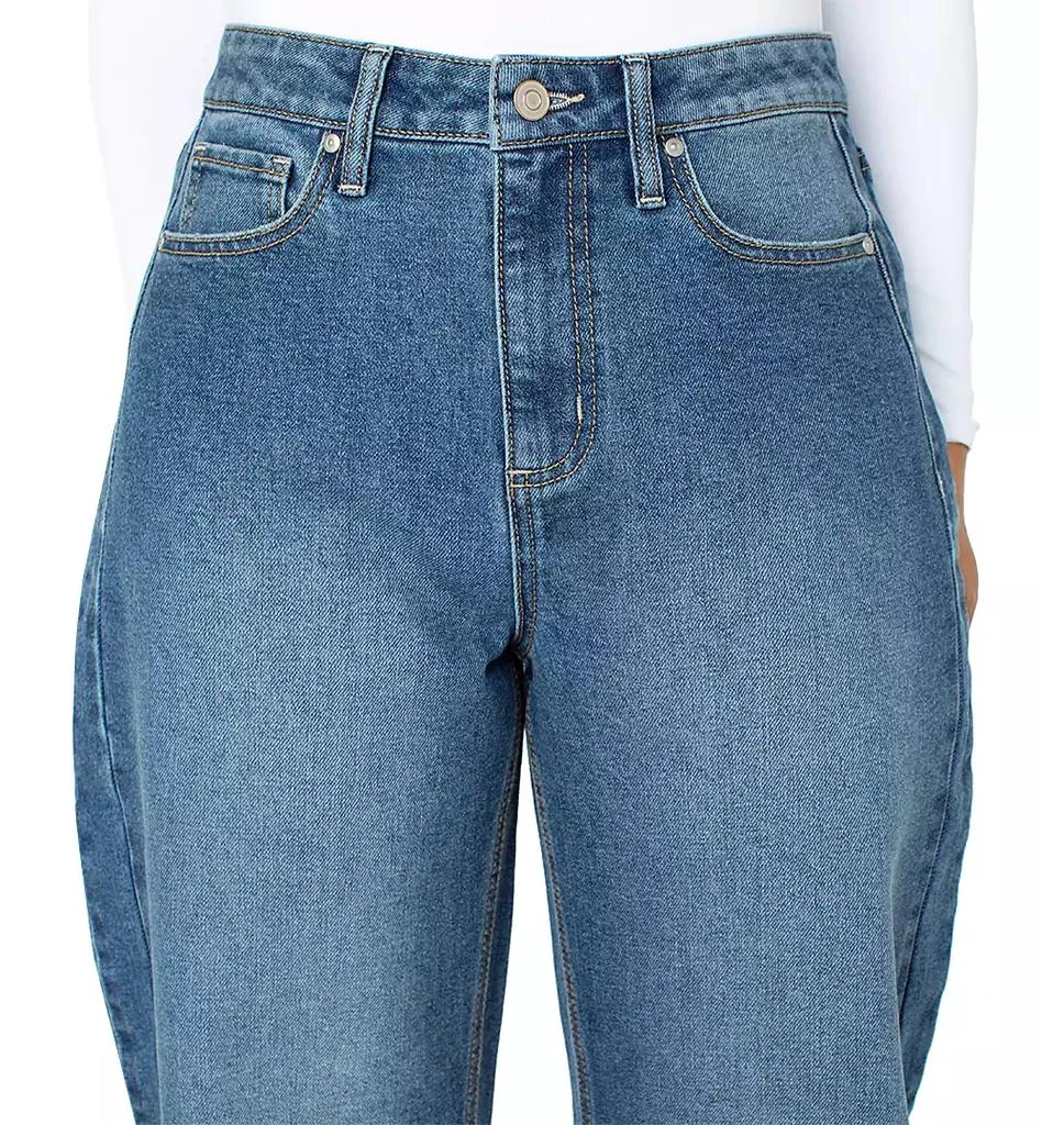Celebrity Pink Juniors' High-Rise Barrel-Leg Jeans 3