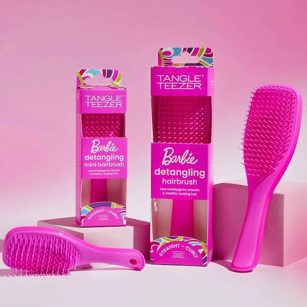 Tangle Teezer Tangle Teezer The Ultimate Detangler Mini Brush - Pink Barbie™ 6