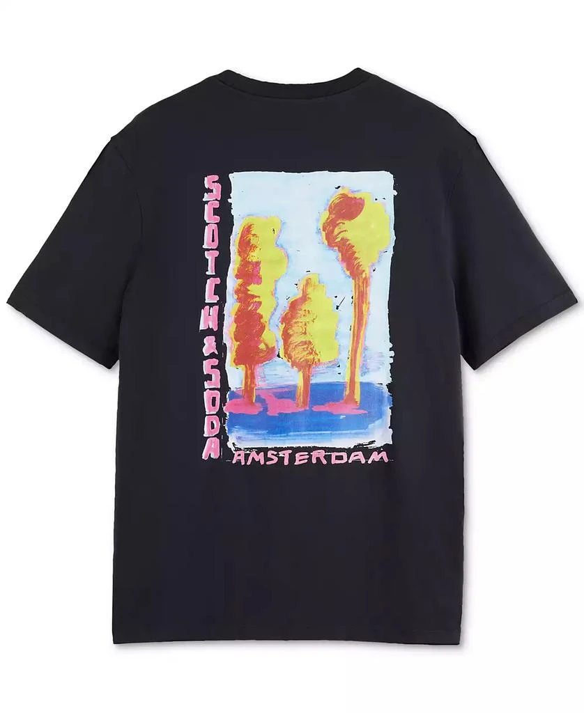 Scotch & Soda Men's Short Sleeve Double Graphic Crewneck T-Shirt 6